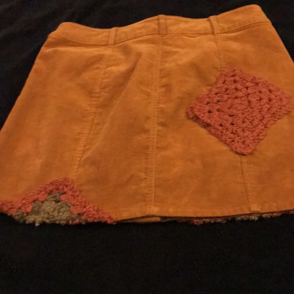 Women’s UPCYCLED HAND CRAFTED & CROCHETED GRANNY SQUARES Sz L Stylish Skirt - Picture 7 of 15
